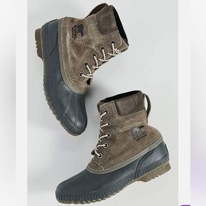 Sorel Men's Cheyanne II Waterproof Duck Boots in Major/Coal - Sz 14